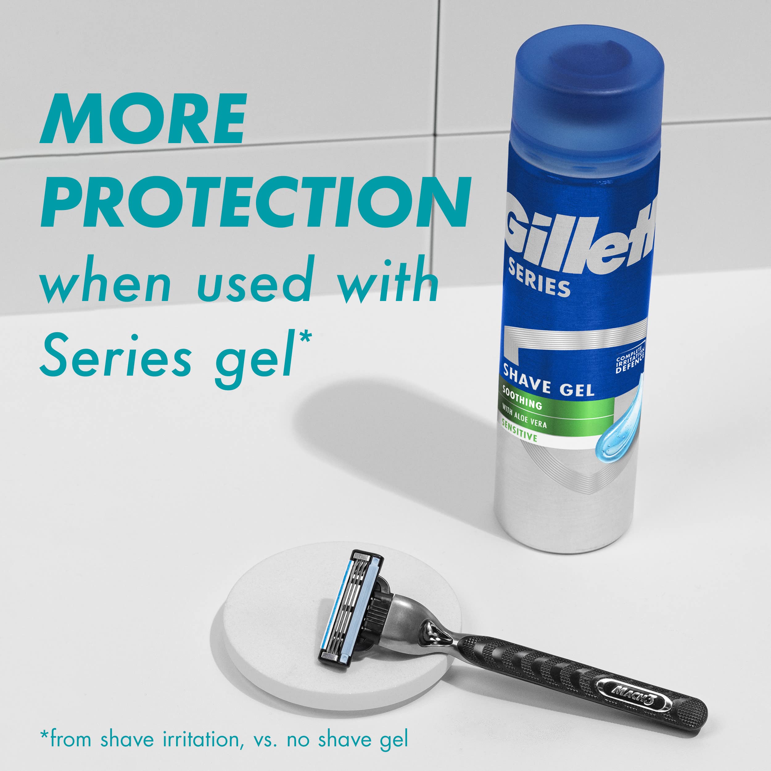 Daily-use refills enable quick, efficient morning shaves.