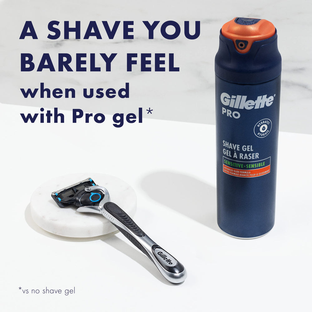 Gillette ProGlide Chill blue Lubrastrip cooling during shaving