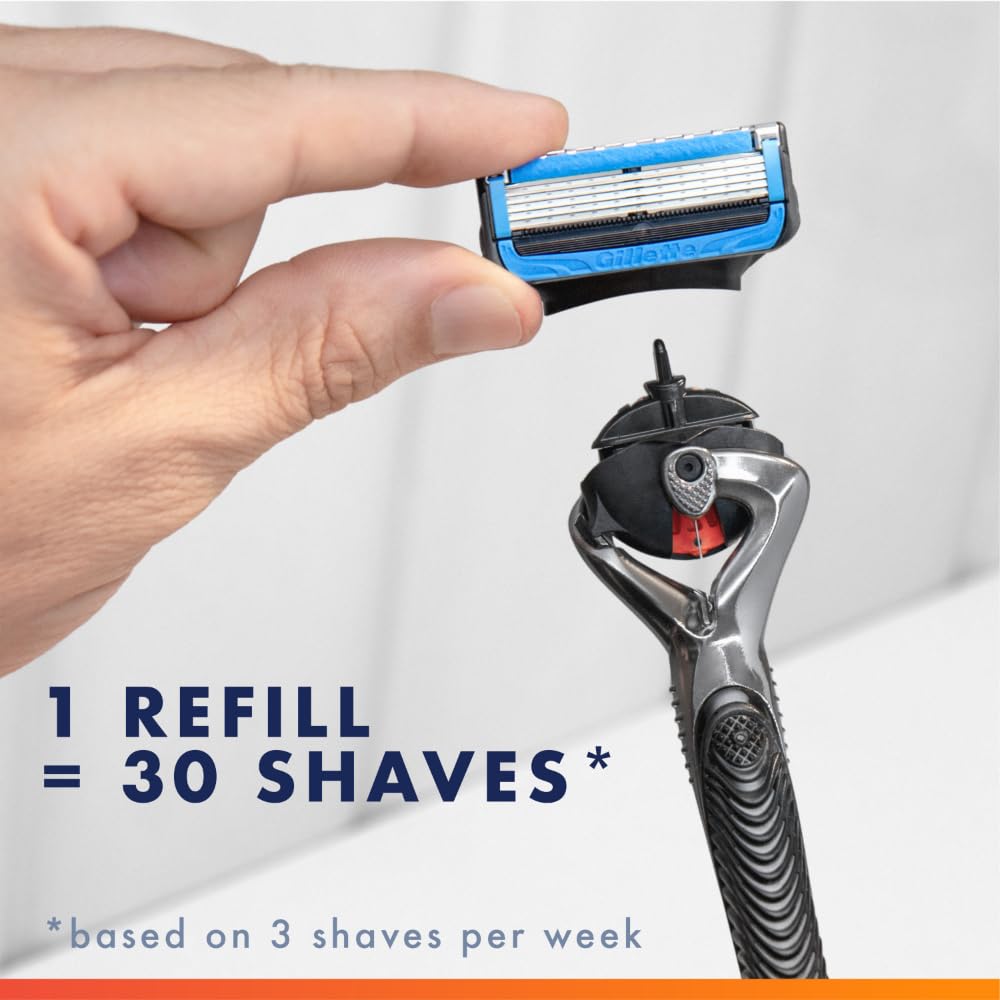 Gillette ProGlide Chill five blades for enhanced closeness