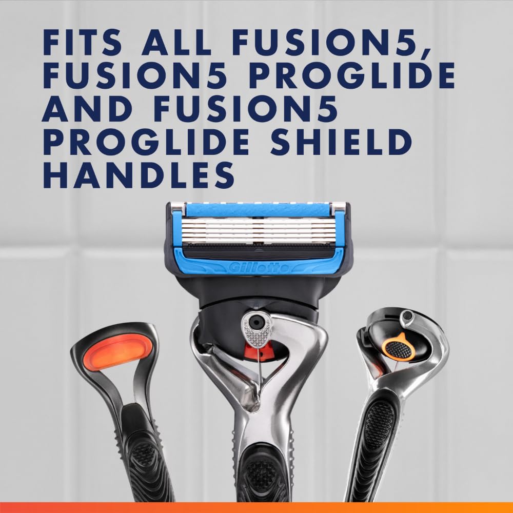 Gillette ProGlide Chill microcomb guides hairs toward blades for precision