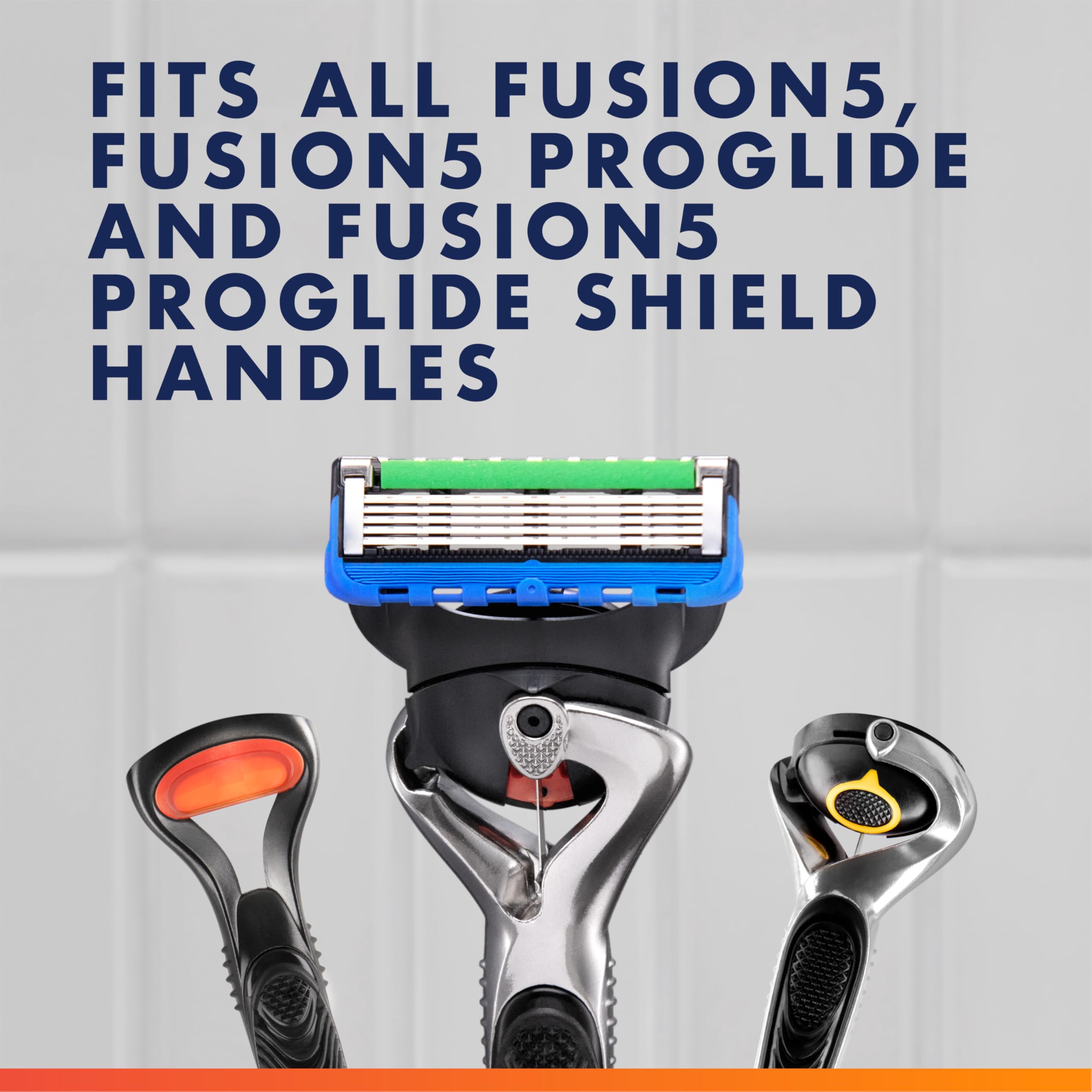 Gillette ProGlide microfins stretch and smooth skin for a better shave.
