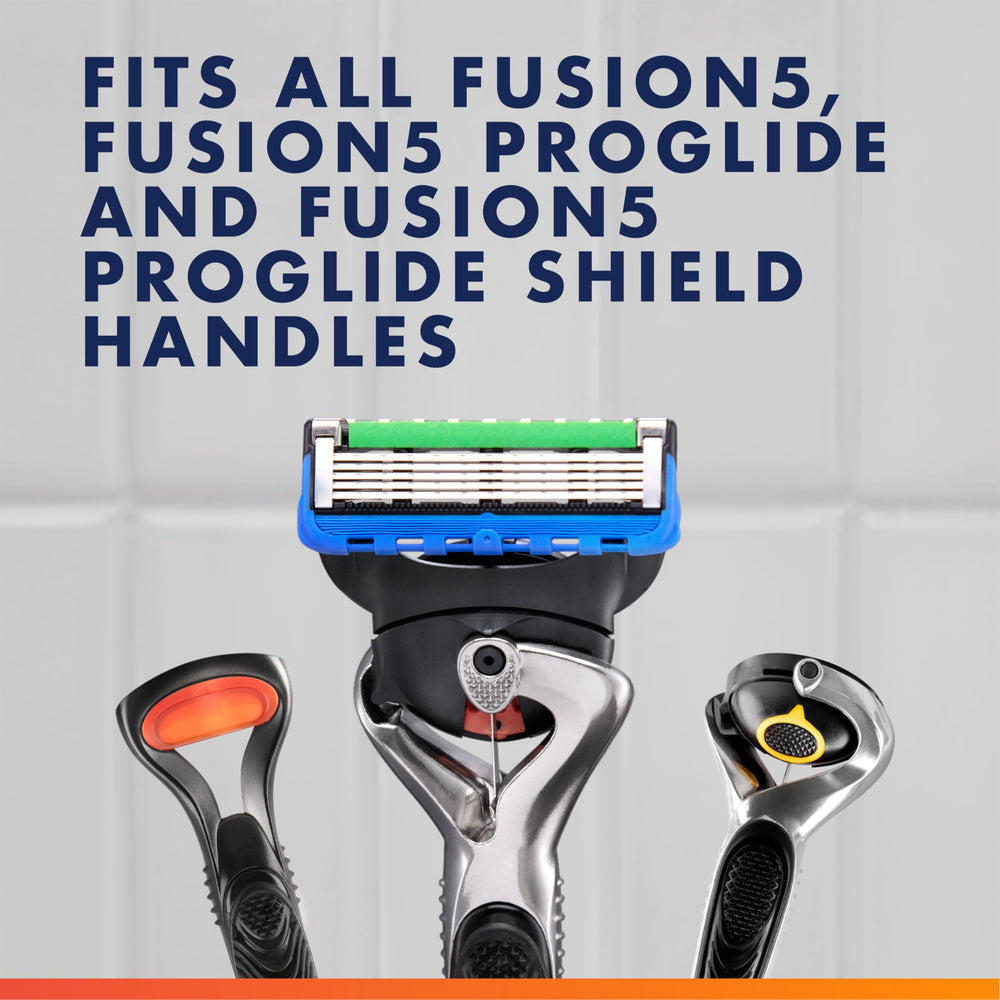 Gillette ProGlide microfins stretch and smooth skin for a better shave.