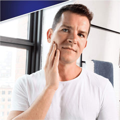 Gillette Sensor Excel self-adjusting blades adapting to contours for comfortable shaving
