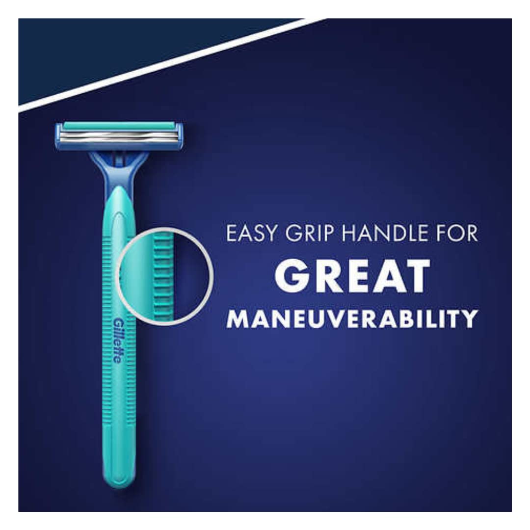 Gillette Sensor2 Plus 52 razors in box delivering bulk convenience for households.