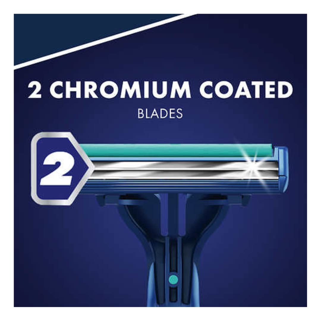Gillette Sensor2 Plus Lubrastrip provides water-activated lubrication for added comfort.