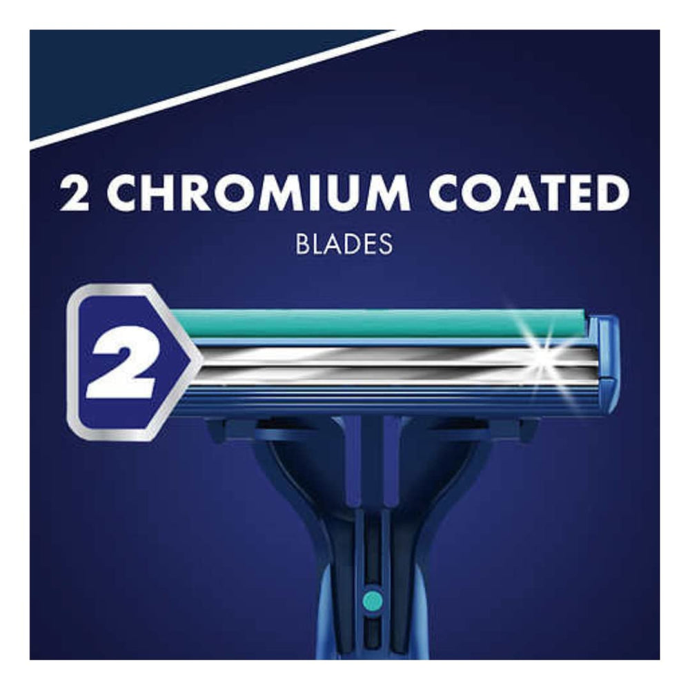 Gillette Sensor2 Plus Lubrastrip provides water-activated lubrication for added comfort.