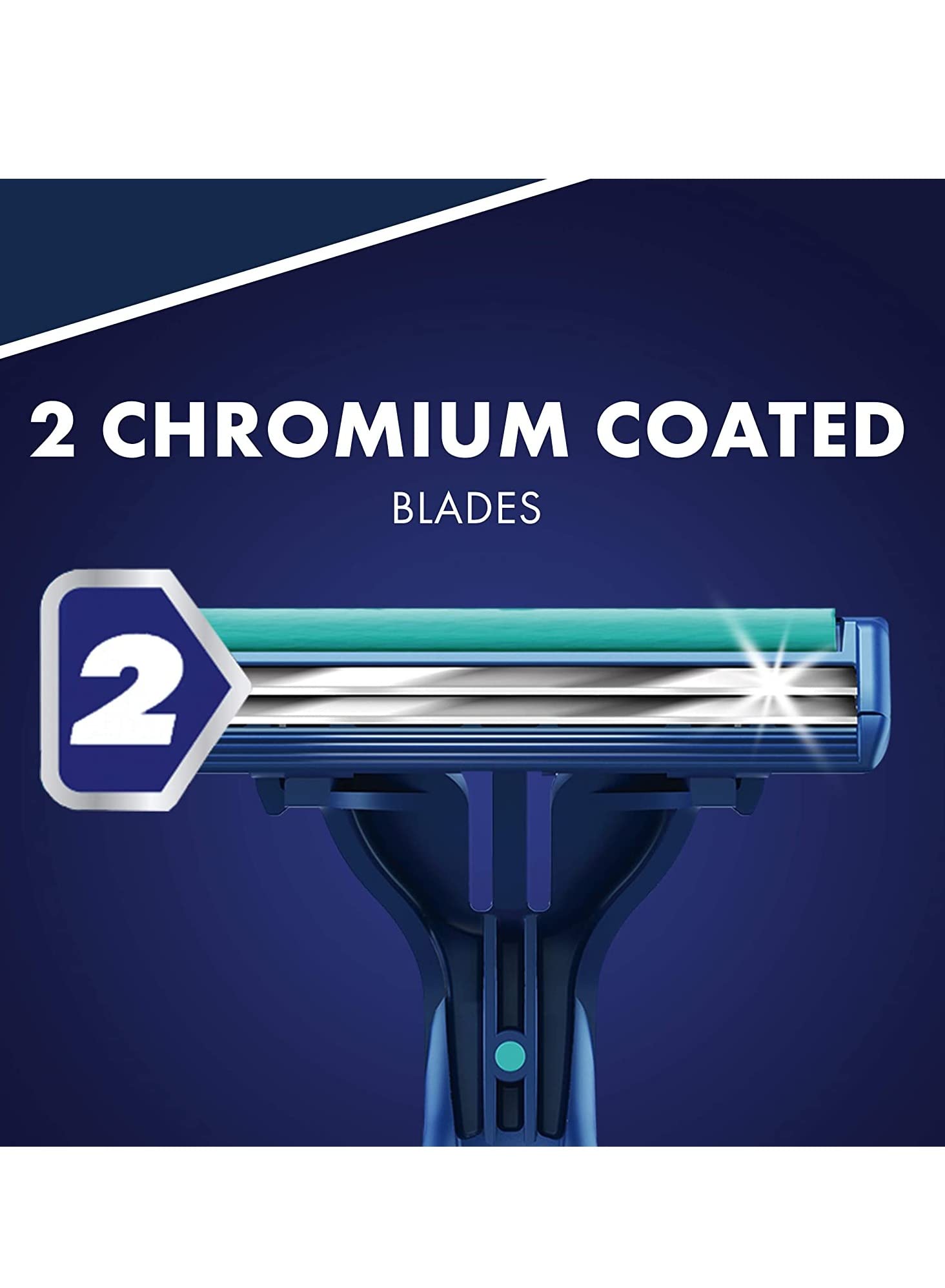 Gillette Sensor2 Plus packaging close-up highlighting bulk 52-pack convenience.