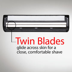 Gillette TRAC II Lubrastrip moisture strip for smoother glide