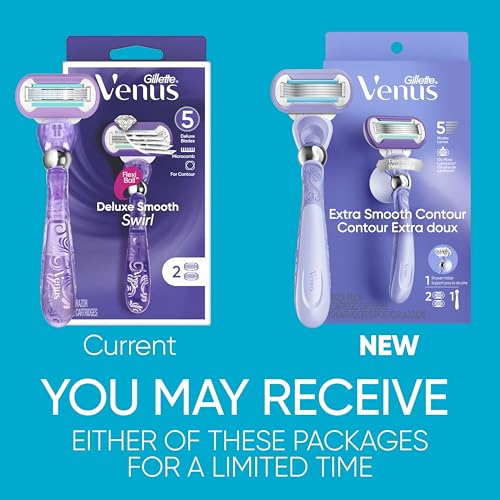 Gillette Venus 5-blade refill close-up highlighting diamond-like blades