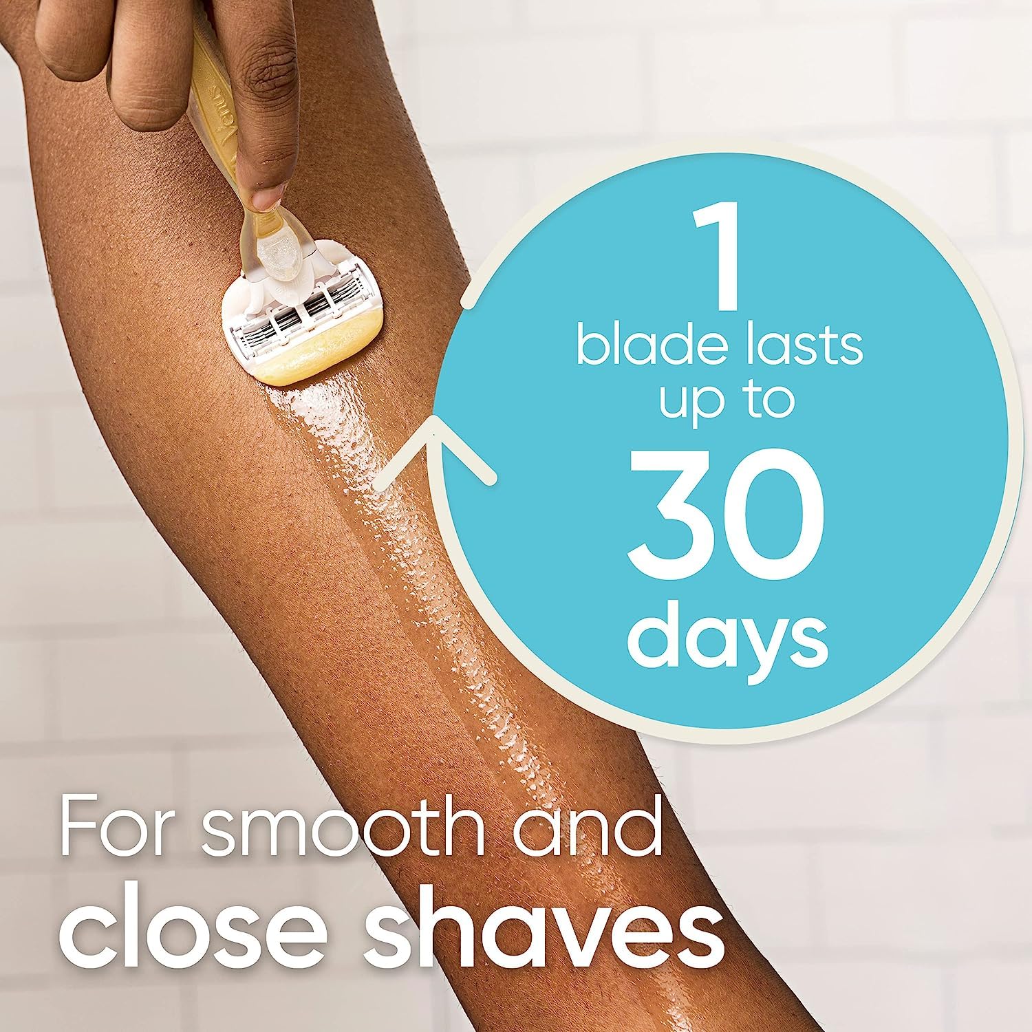 Gillette Venus ComfortGlide moisture bars release coconut body butter