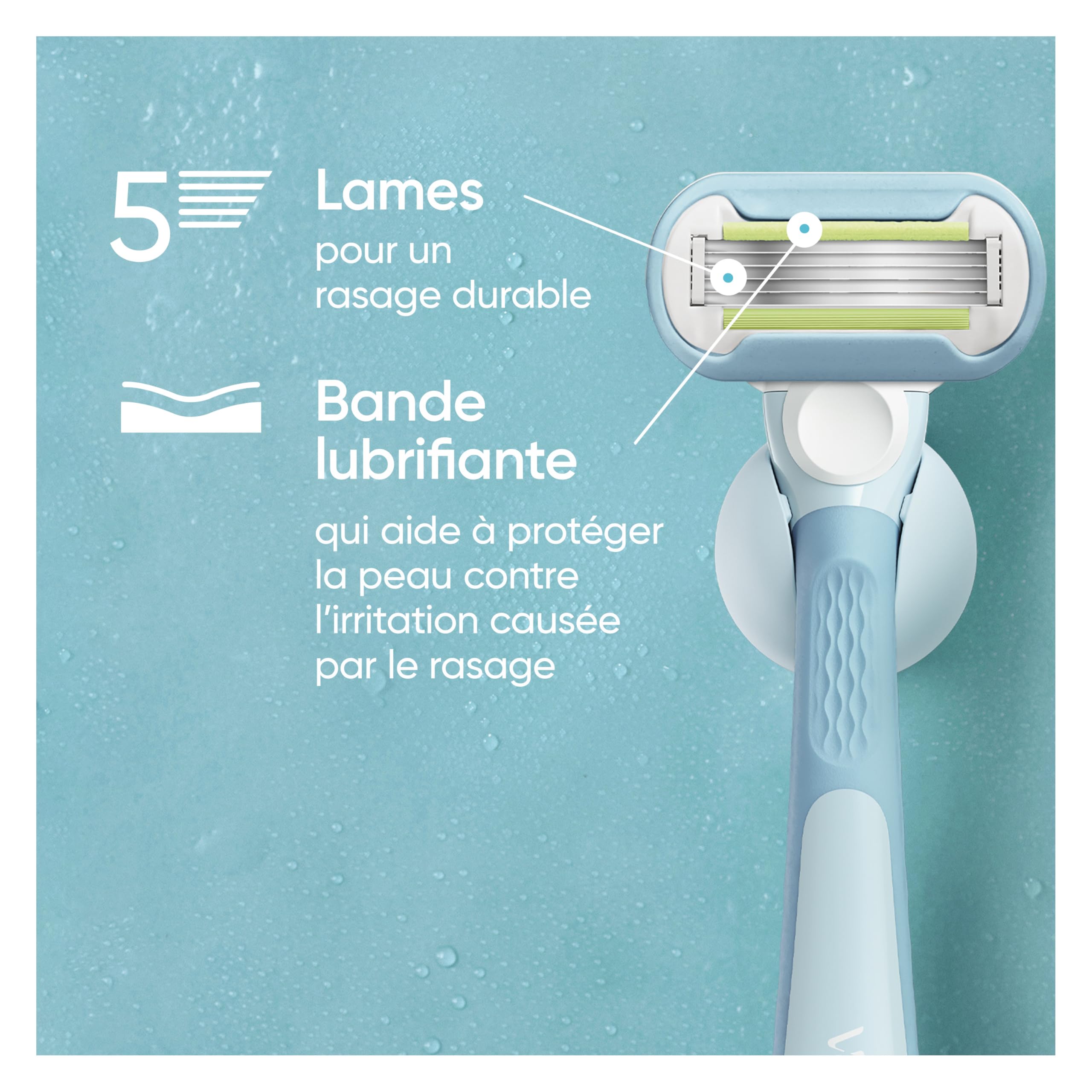 Gillette Venus four-pack refills ready to refresh your shave
