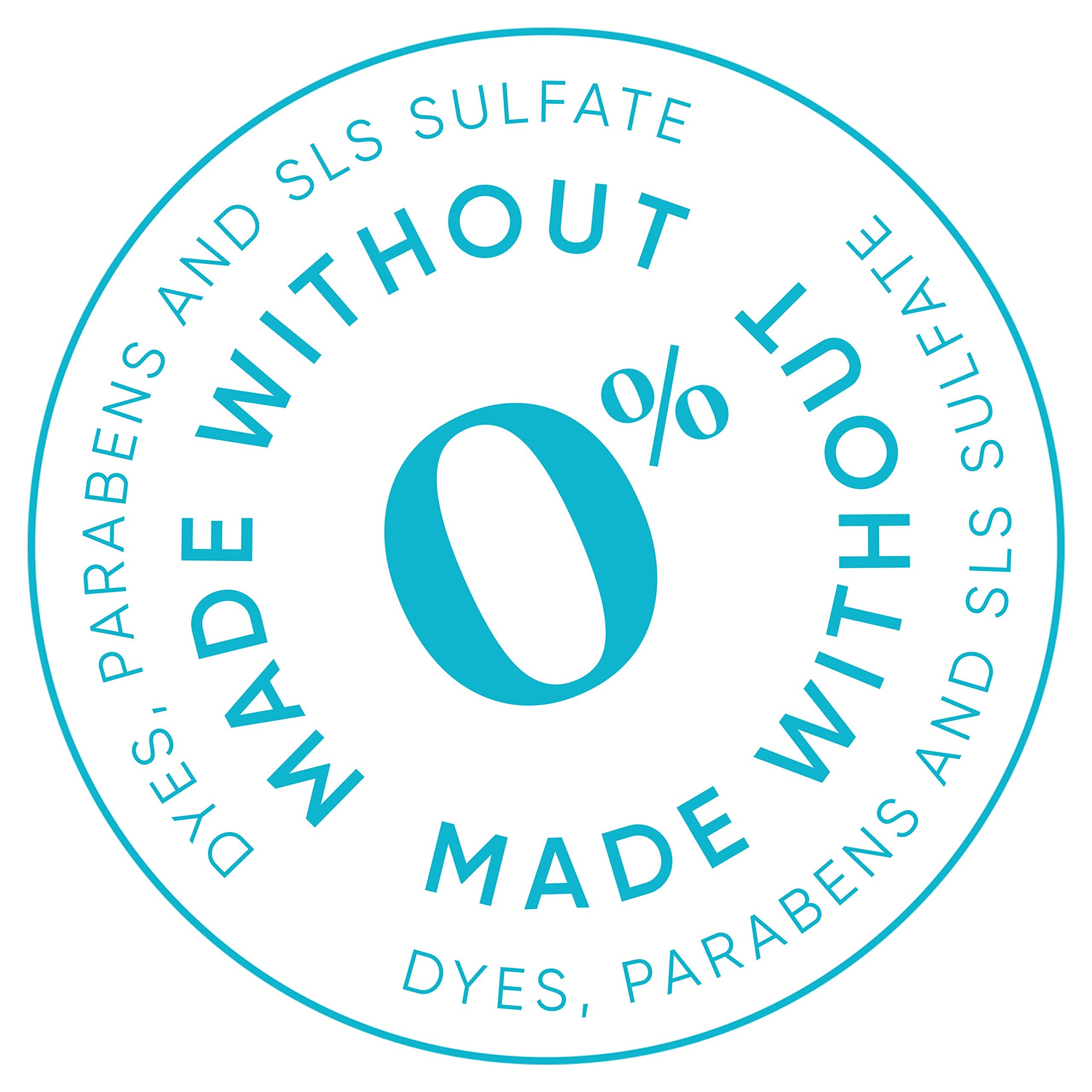 Gillette Venus PURE no-dyes-sls label highlights sulfate-free formula.