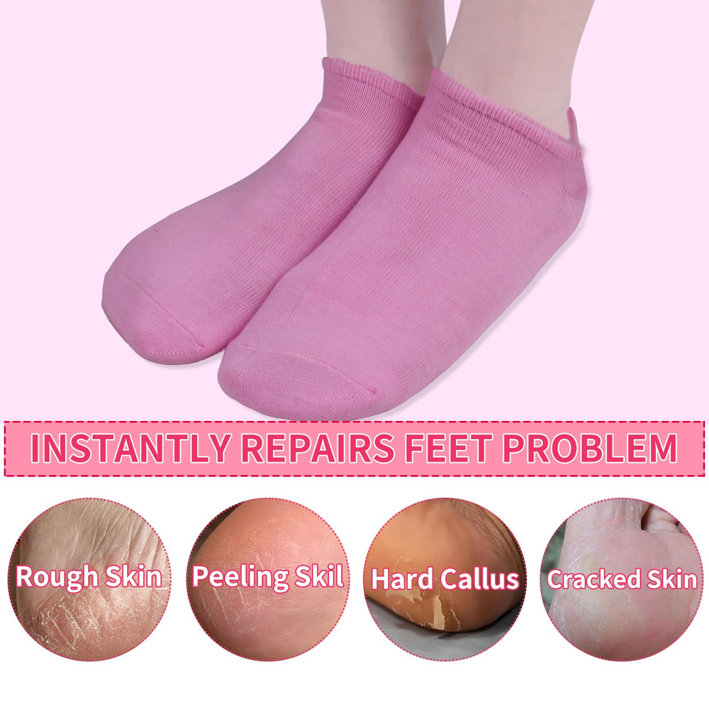 Giloner foot socks are washable and reusable for repeated softness and comfort