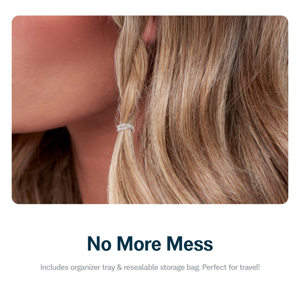 GIMME Beauty: lazos transparentes para uso diario y seguro.