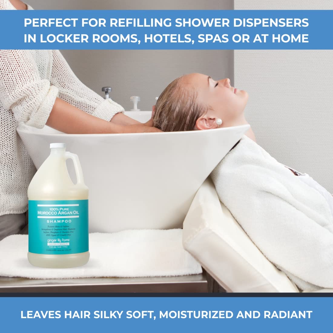 Ginger Lily Farms all hair types usage for radiant shine