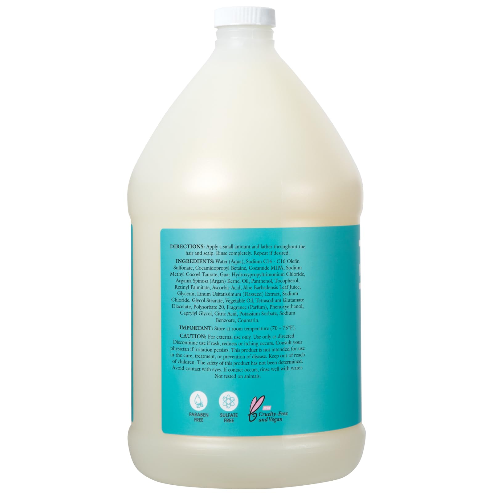 Ginger Lily Farms bottle with flaxseed extract and aloe vera hydration