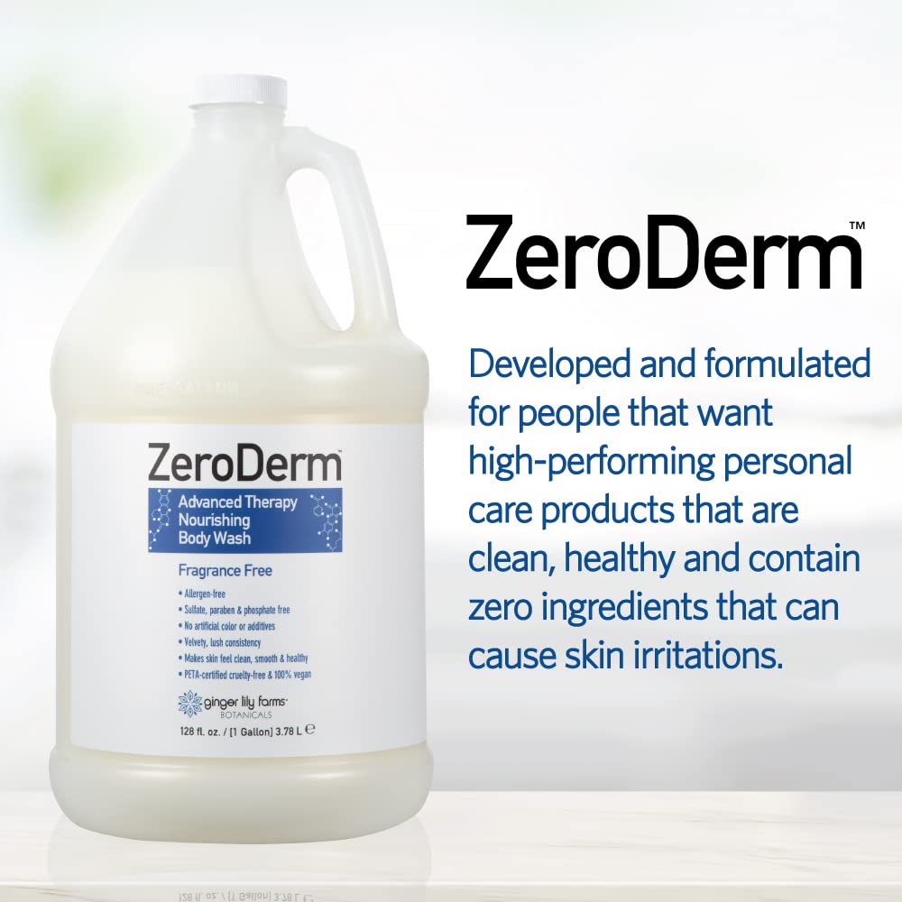 1-gallon refill packaging underscores eco-friendly, plastic-reducing home or spa use.