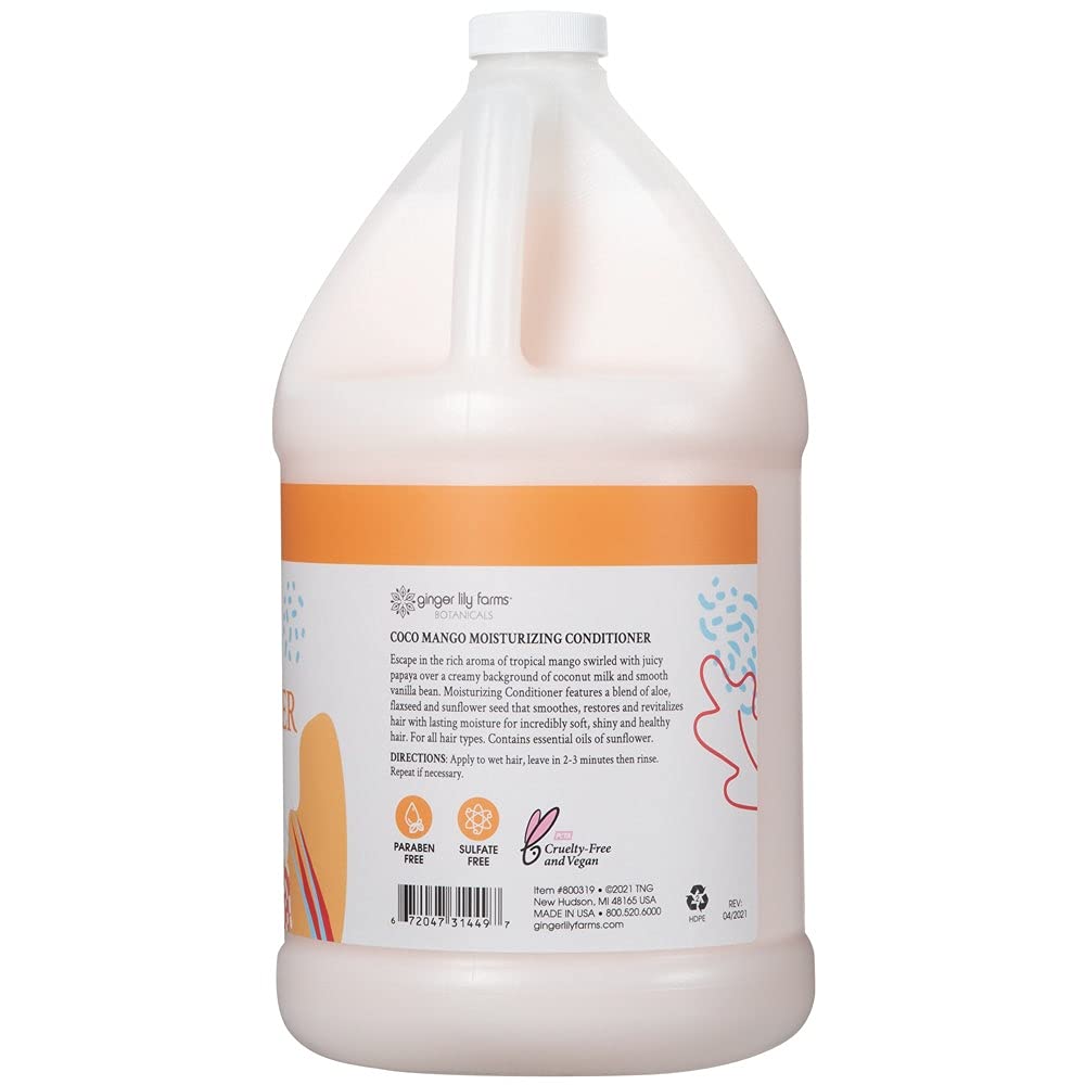 Ginger Lily Farms Botanicals hair-soft-shiny finish after conditioner application