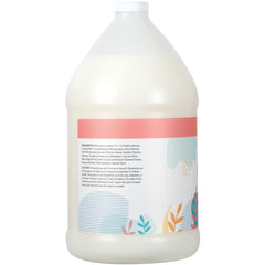 Ginger Lily Farms Botanicals Moisturizing Shampoo ingredients table closeup highlighting aloe flaxseed and B5