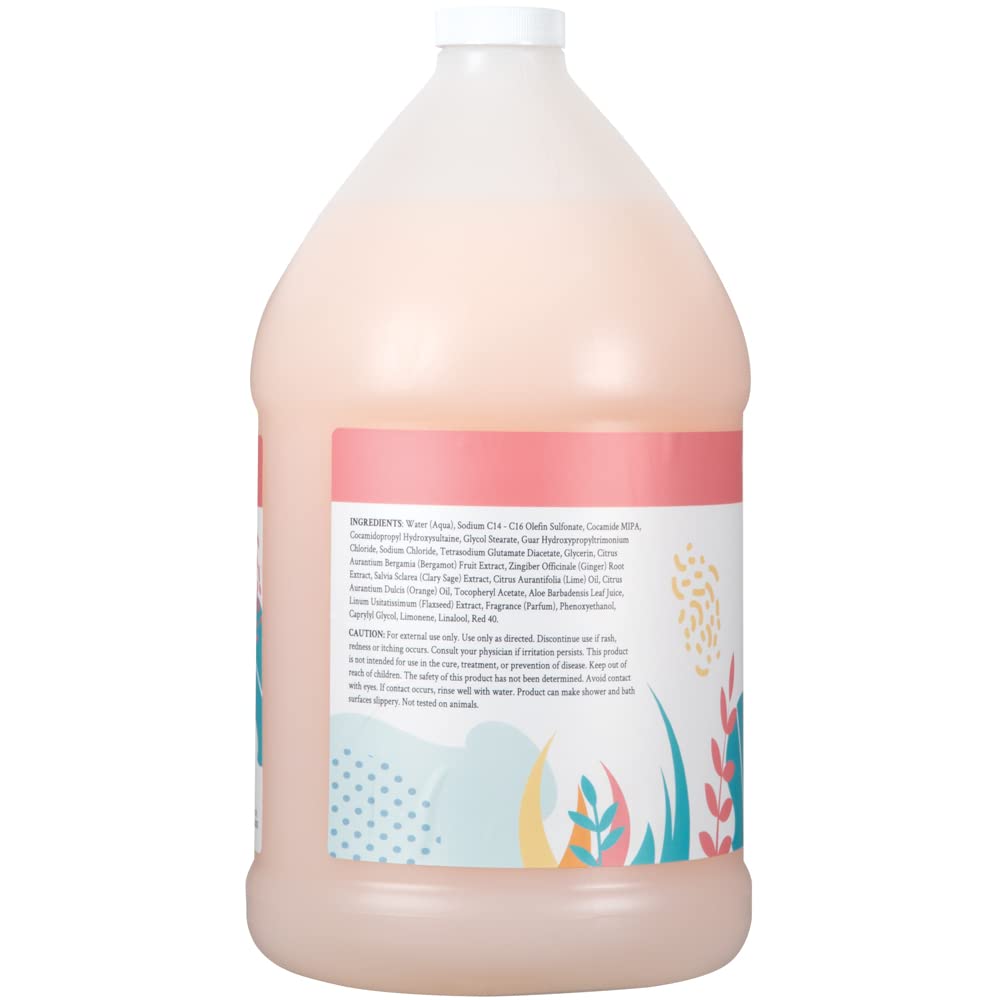 Ginger Lily Farms Botanicals Nourishing Body Wash lathers smoothly on skin for cleansing