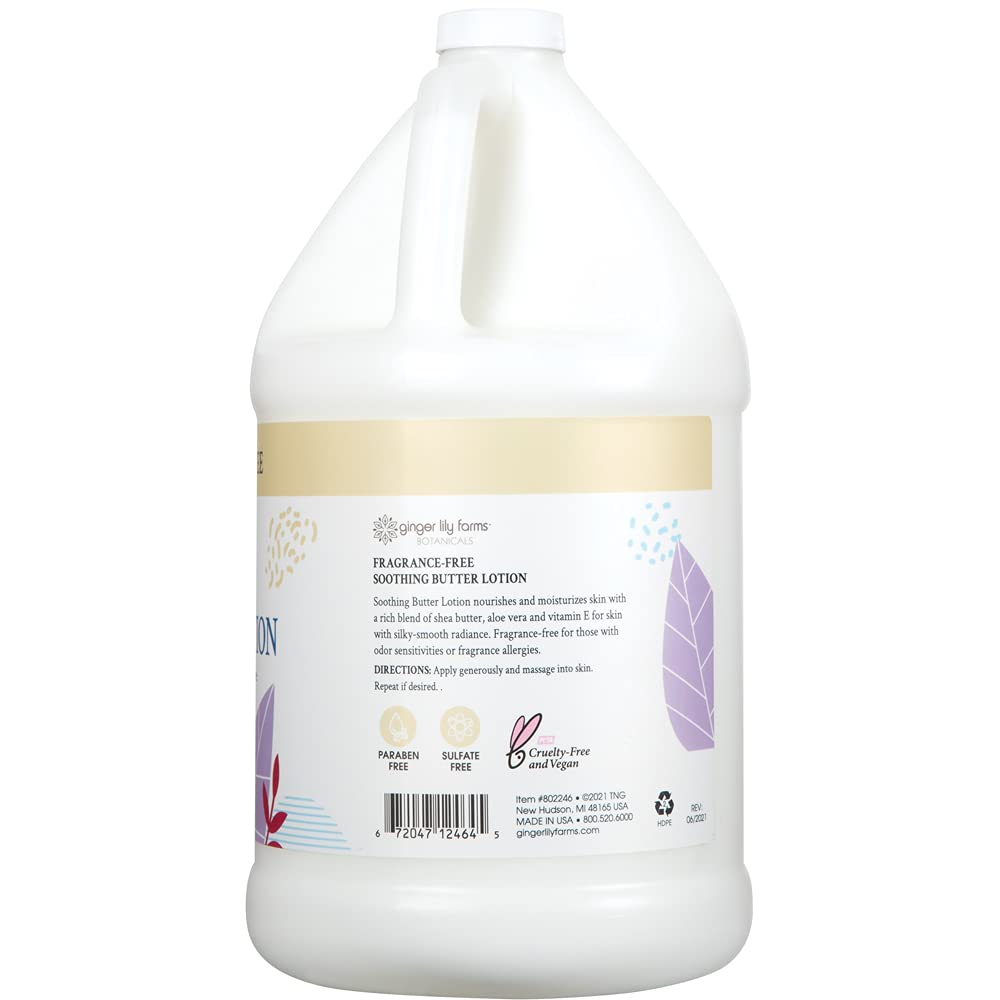 Ginger Lily Farms Botanicals quick-absorbing formula supports post-shower hydration routines