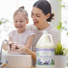 Ginger Lily Farms Botanicals refill gallon 128 oz shown for bulk, eco-friendly refills.