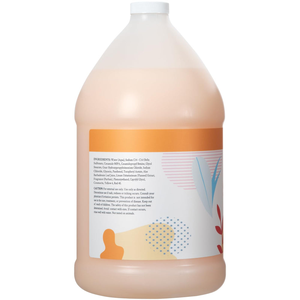 Ginger Lily Farms Botanicals Coco Mango shampoo promotes soft, shiny hair after wash.
