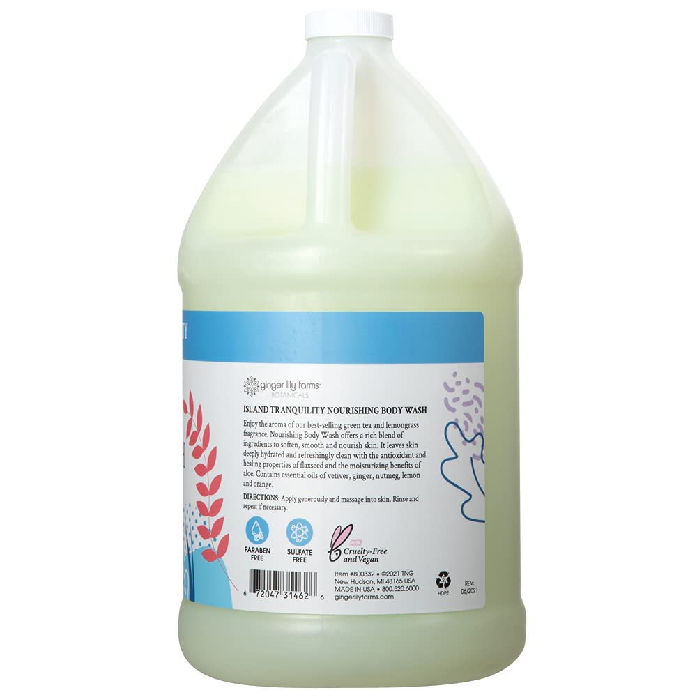 Spa-grade gallon refill setup from Ginger Lily Farms for locker rooms