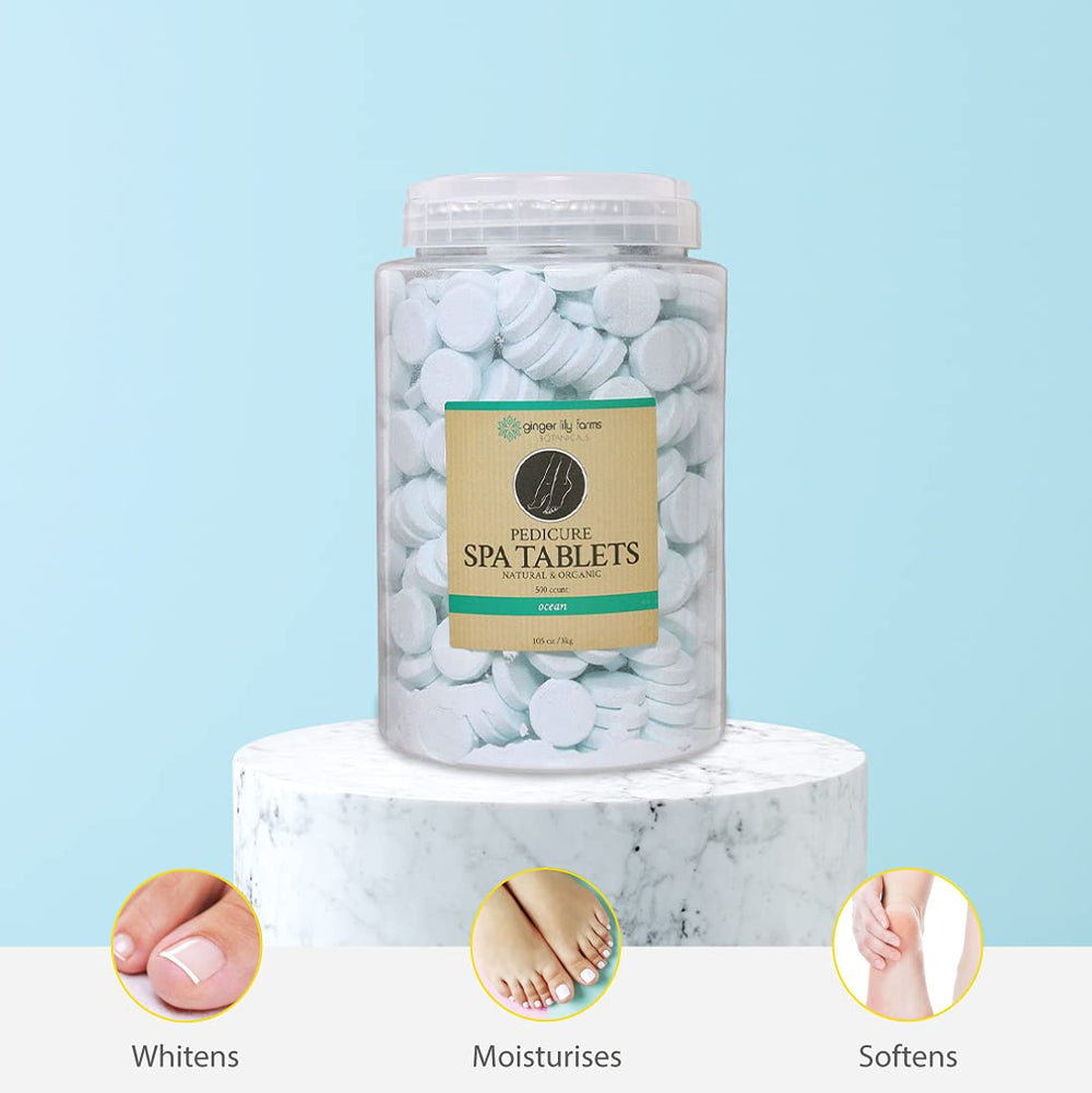 Ginger Lily Farms Botanicals tea tree oil aids soothing foot care during baths.