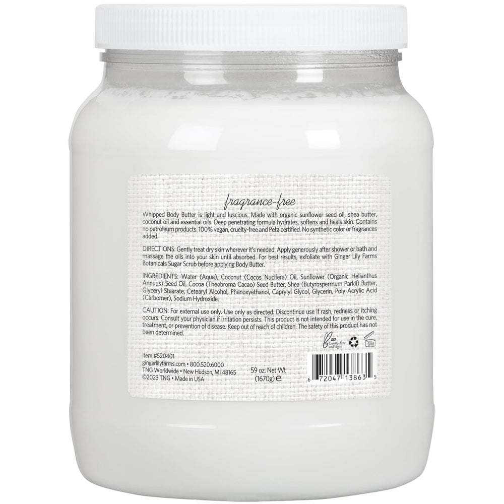 Ginger Lily Farms Botanicals ultra-hydrating butter being applied to forearm