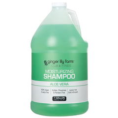 Ginger Lily Farms Club & Fitness shampoo bottle front view showing hydrating formula for all hair types