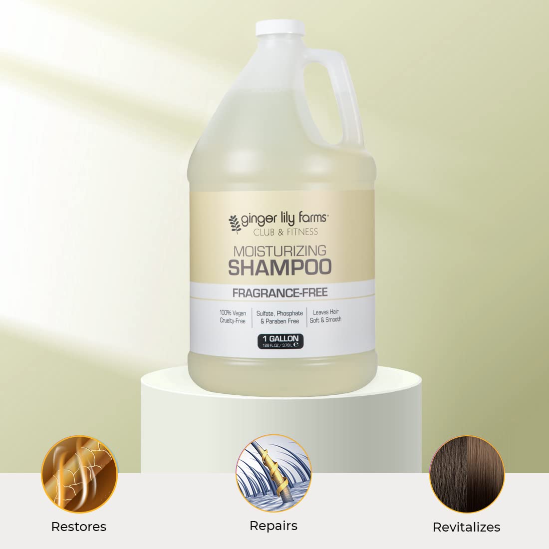 Ginger Lily Farms Club & Fitness ingredients spotlight botanicals and toxin-free care.