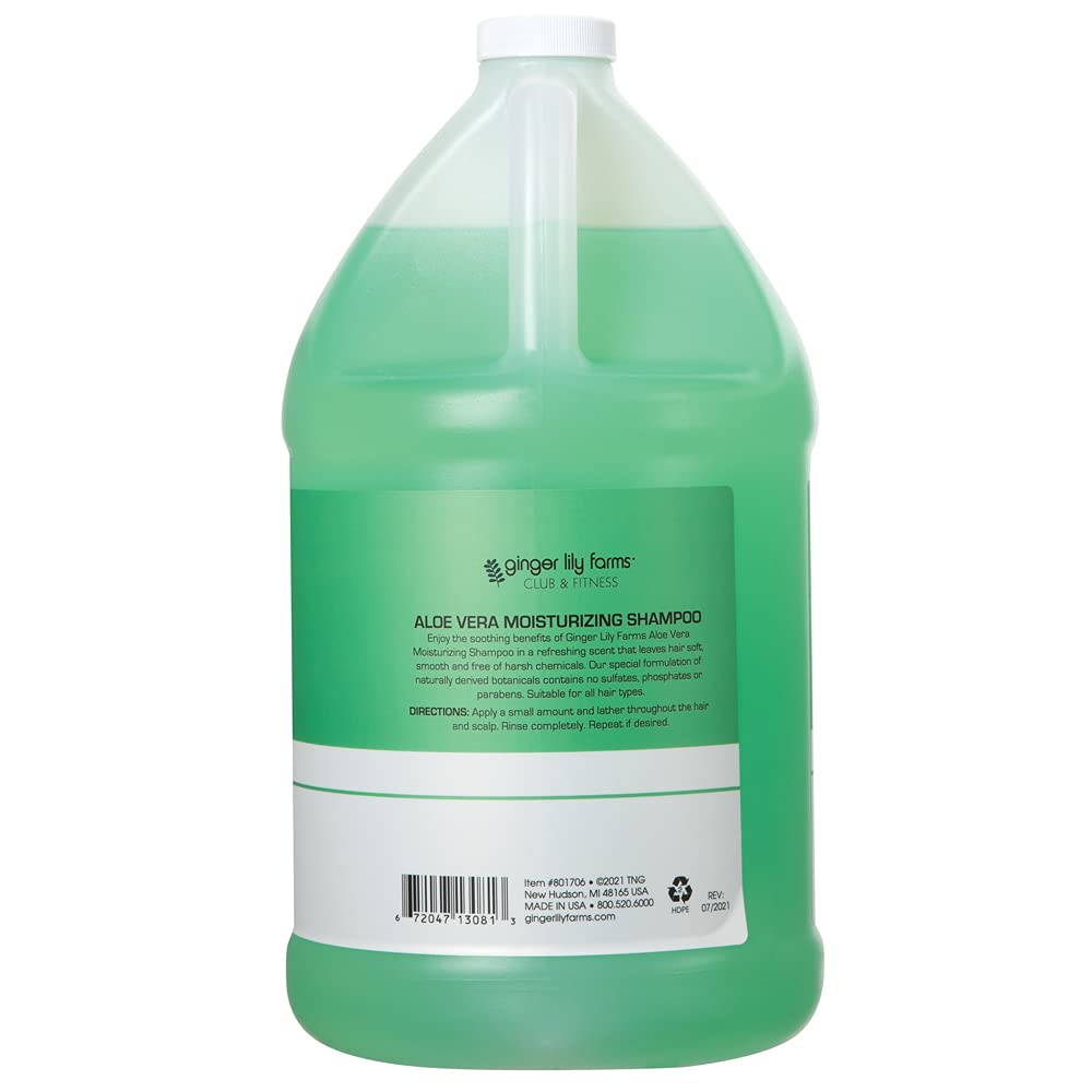 Ginger Lily Farms Club & Fitness shampoo label close up with vegan and cruelty free claim