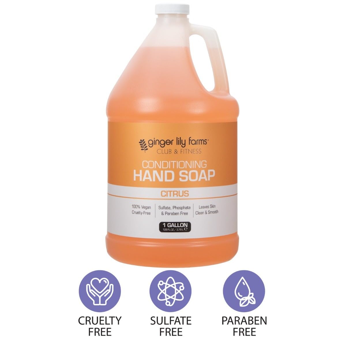Ginger Lily Farms hand soap delivers a rich, creamy lather for comfortable, frequent hand washing.