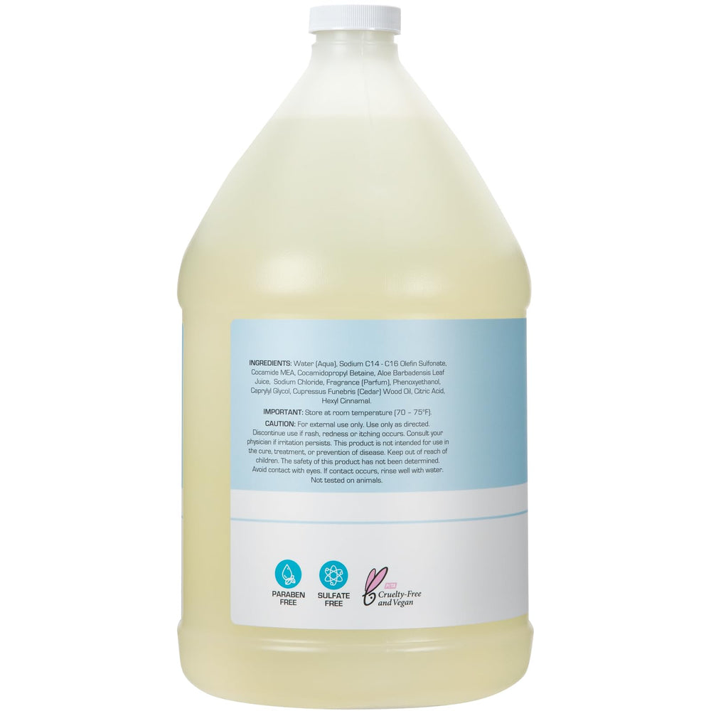Ginger Lily Farms conditioning formula close-up highlights rich lather for silky hands.