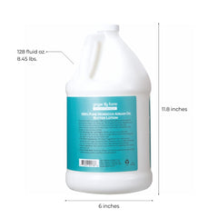 Ginger Lily Farms gallon refill packaging for eco-friendly skincare