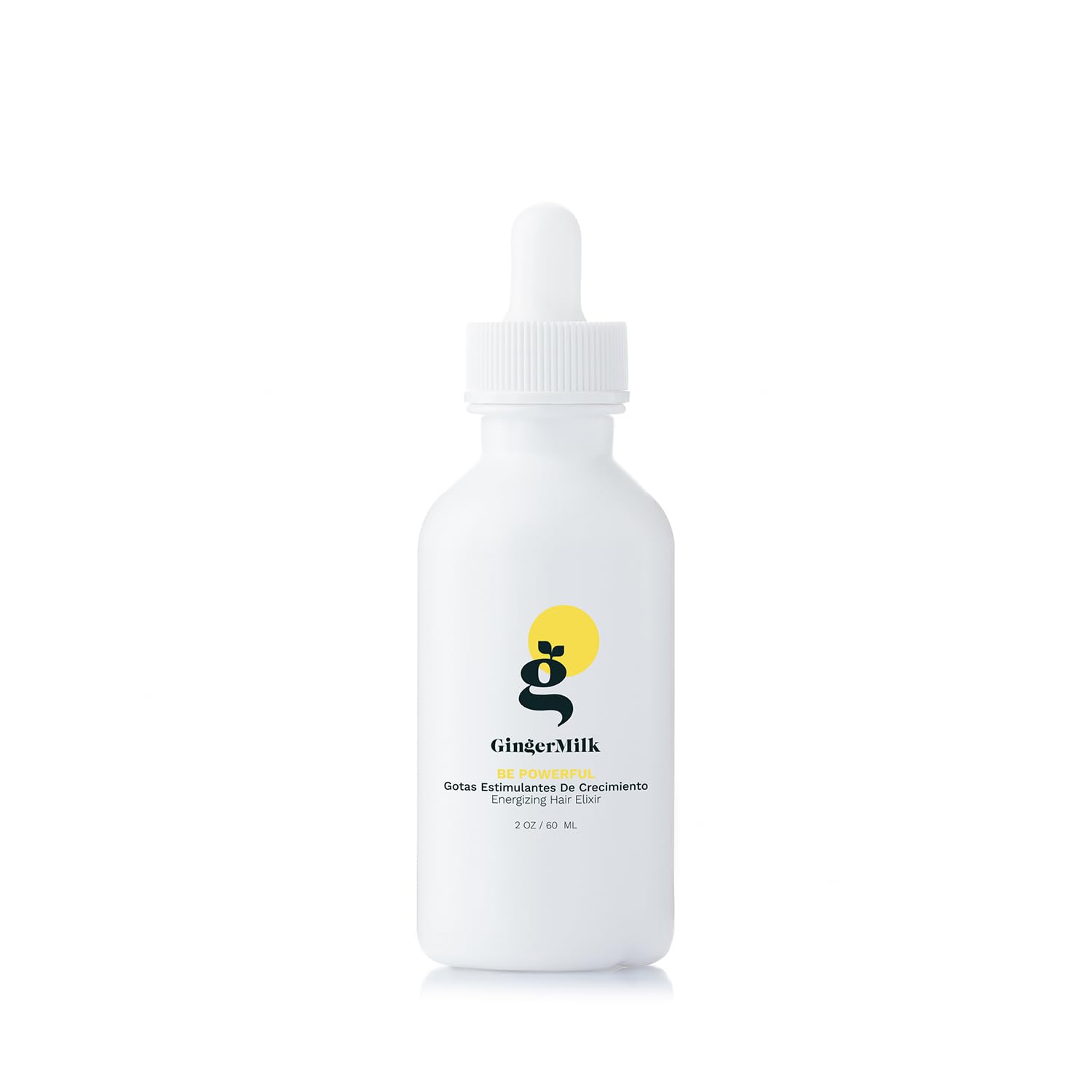Ginger Milk Natural Care ginger root extract dropper enabling precise scalp nourishment.