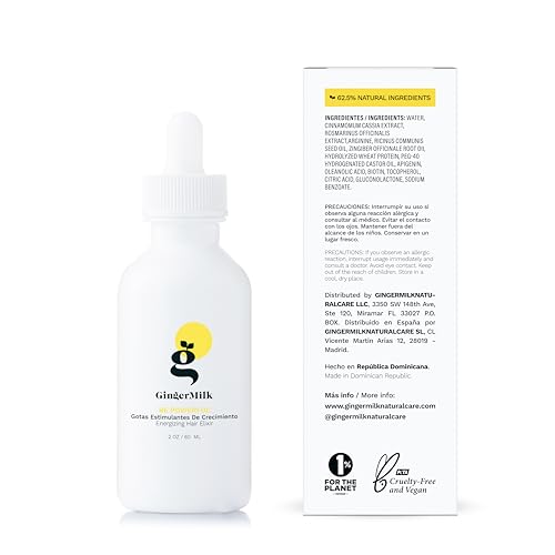 Ginger Milk Natural Care ginger root extract on scalp for root-stimulating contact.