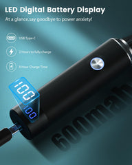 Ginity two heads interchangeable for multi-area grooming like nose, ear, and brows.