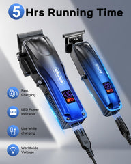 GinJee clipper 8 guards array for versatile length options.