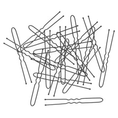 Giofumi U-shaped pins blend invisibly in hair for natural, polished looks.