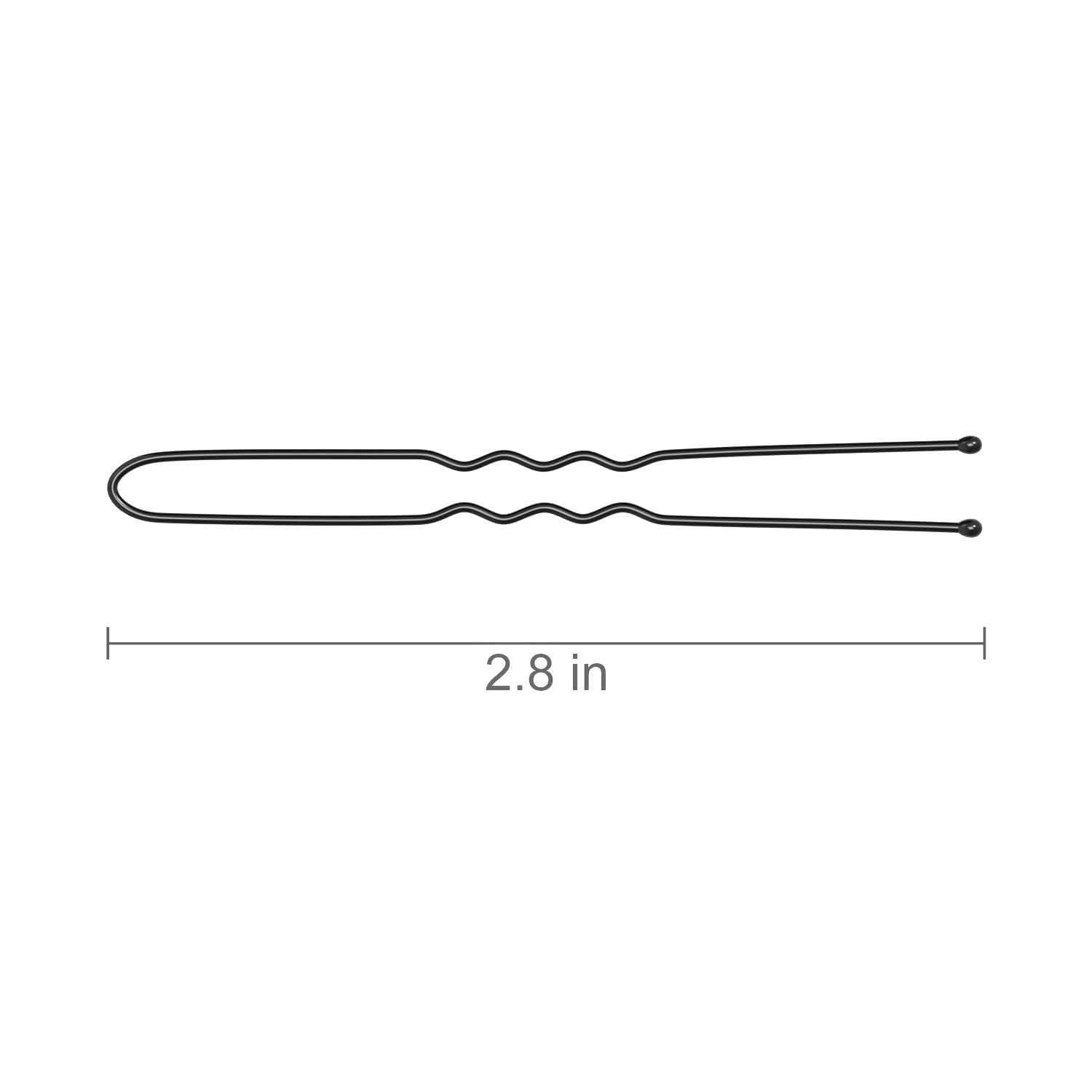 Giofumi U-shaped pins secure buns with a reliable non-slip grip for all-day wear.