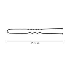 Giofumi U-shaped pins secure buns with a reliable non-slip grip for all-day wear.