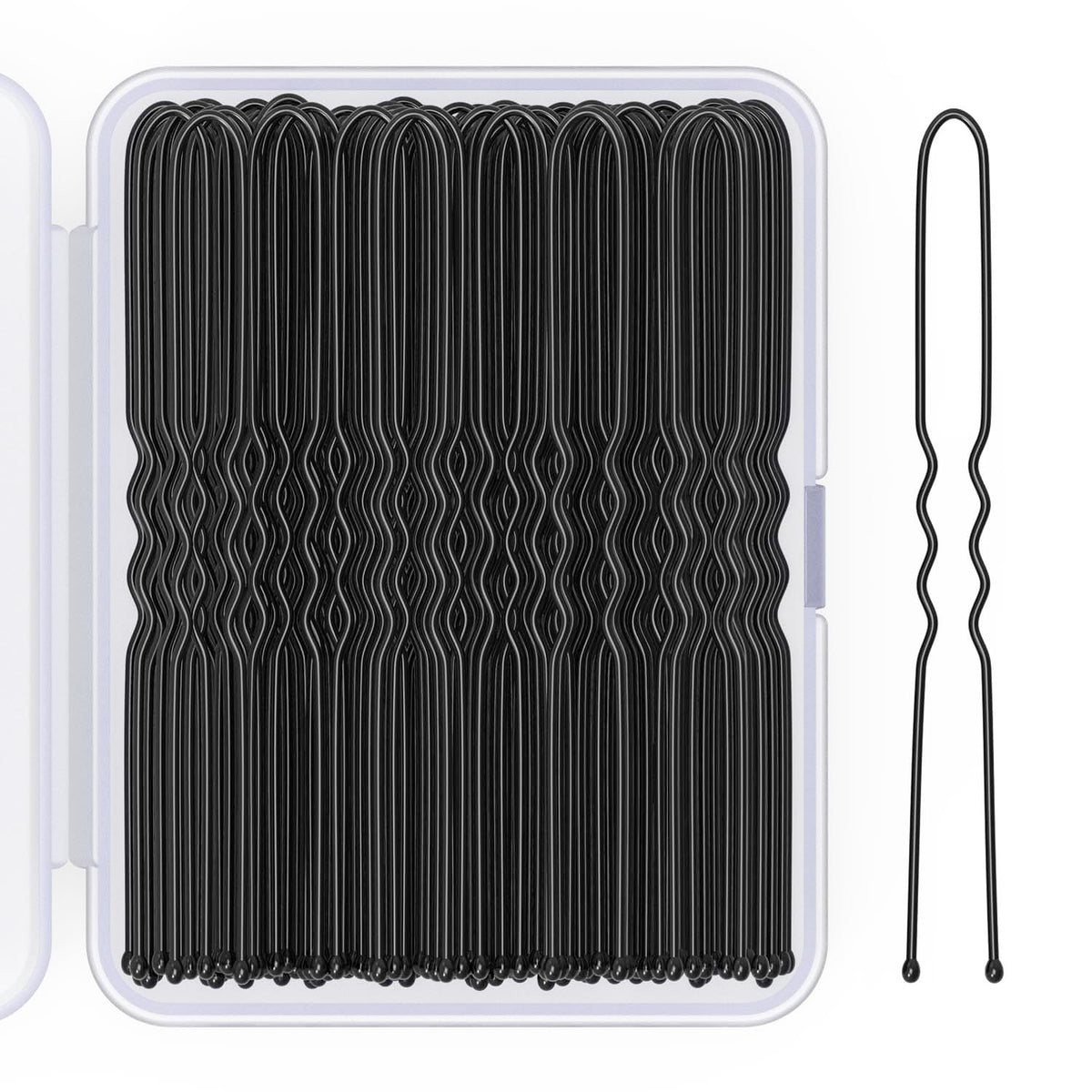 Giofumi U-shaped hair pins with smooth tips for gentle, snag-free styling.