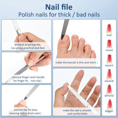 Gionfe gel polish remover peeler helps lift polish efficiently without damaging nails.