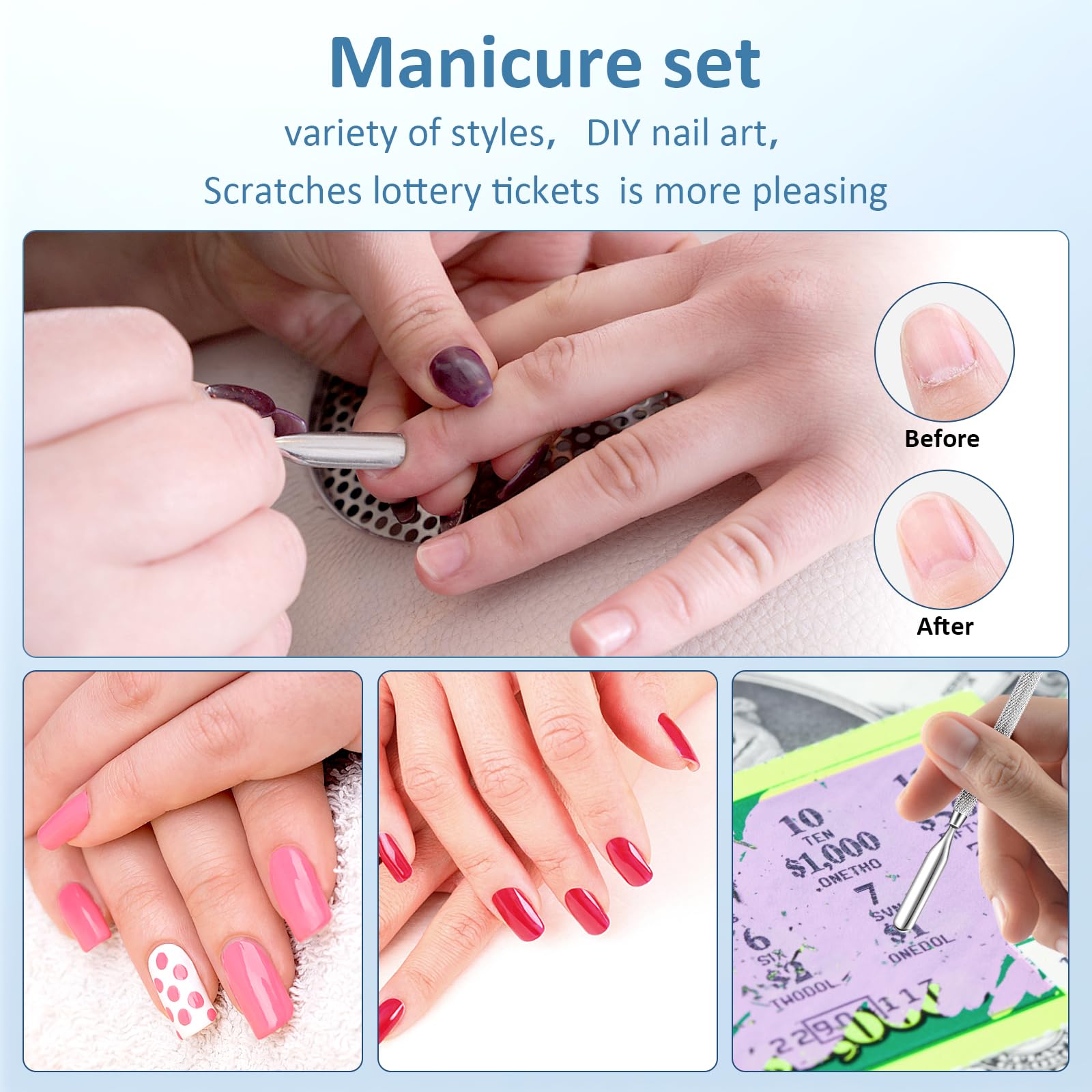 Gionfe professional manicure-kit image showcase for precise cuticle care and polish prep.