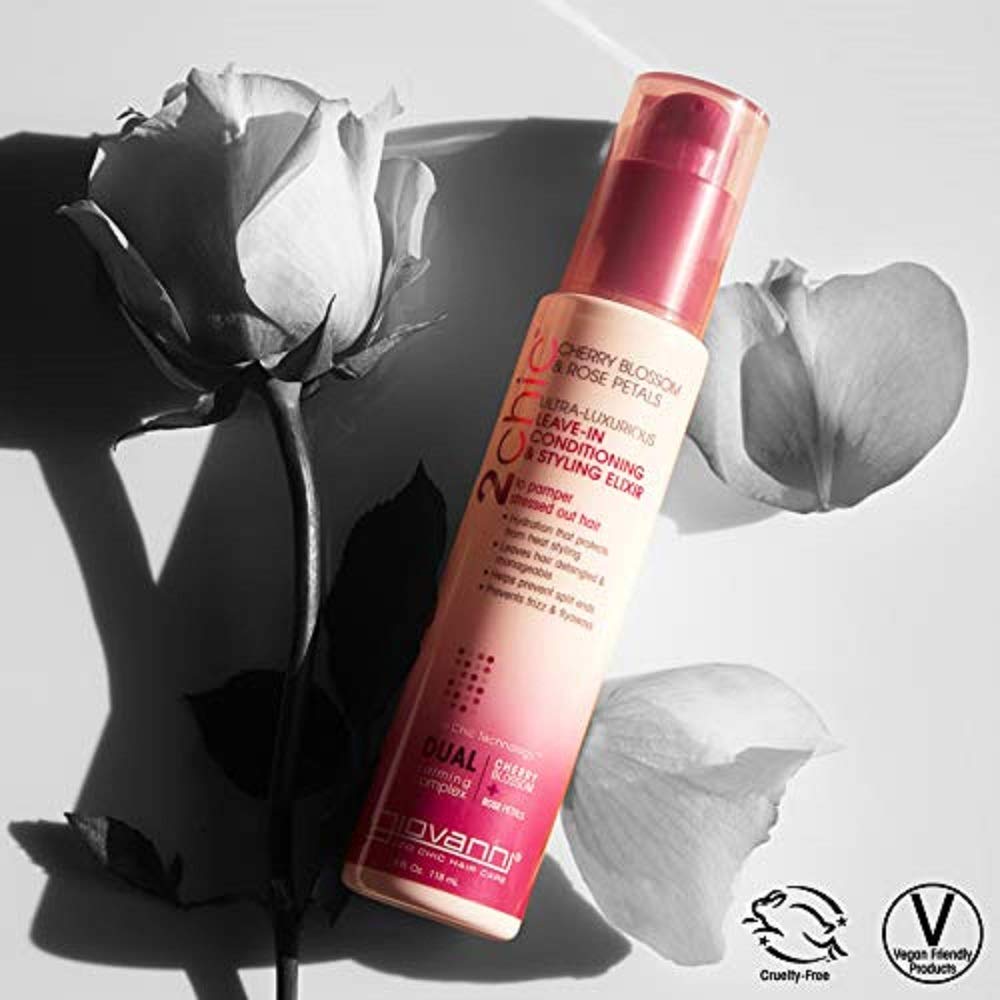 GIOVANNI 2chic color-safe bottle preserves vibrancy and shine.