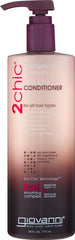 GIOVANNI 2chic conditioner pump dispense shown for easy application