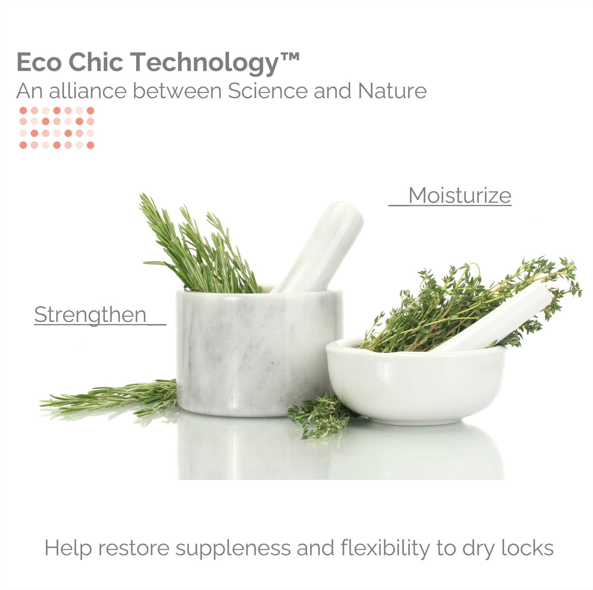GIOVANNI Eco Chic clarifying shampoo foam lathers for gentle cleansing.