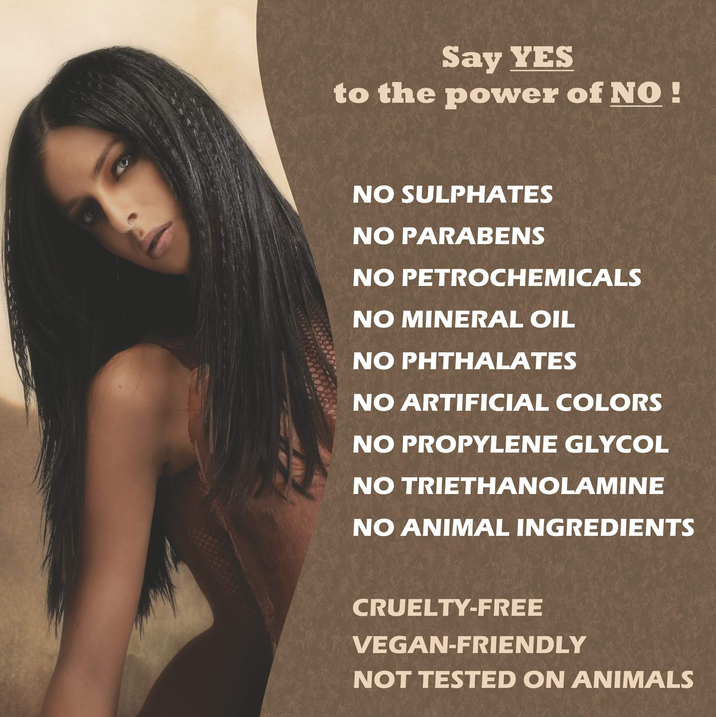 GIOVANNI Eco Chic Frizz Be Gone ends defined with a sleek, frizz-free finish.